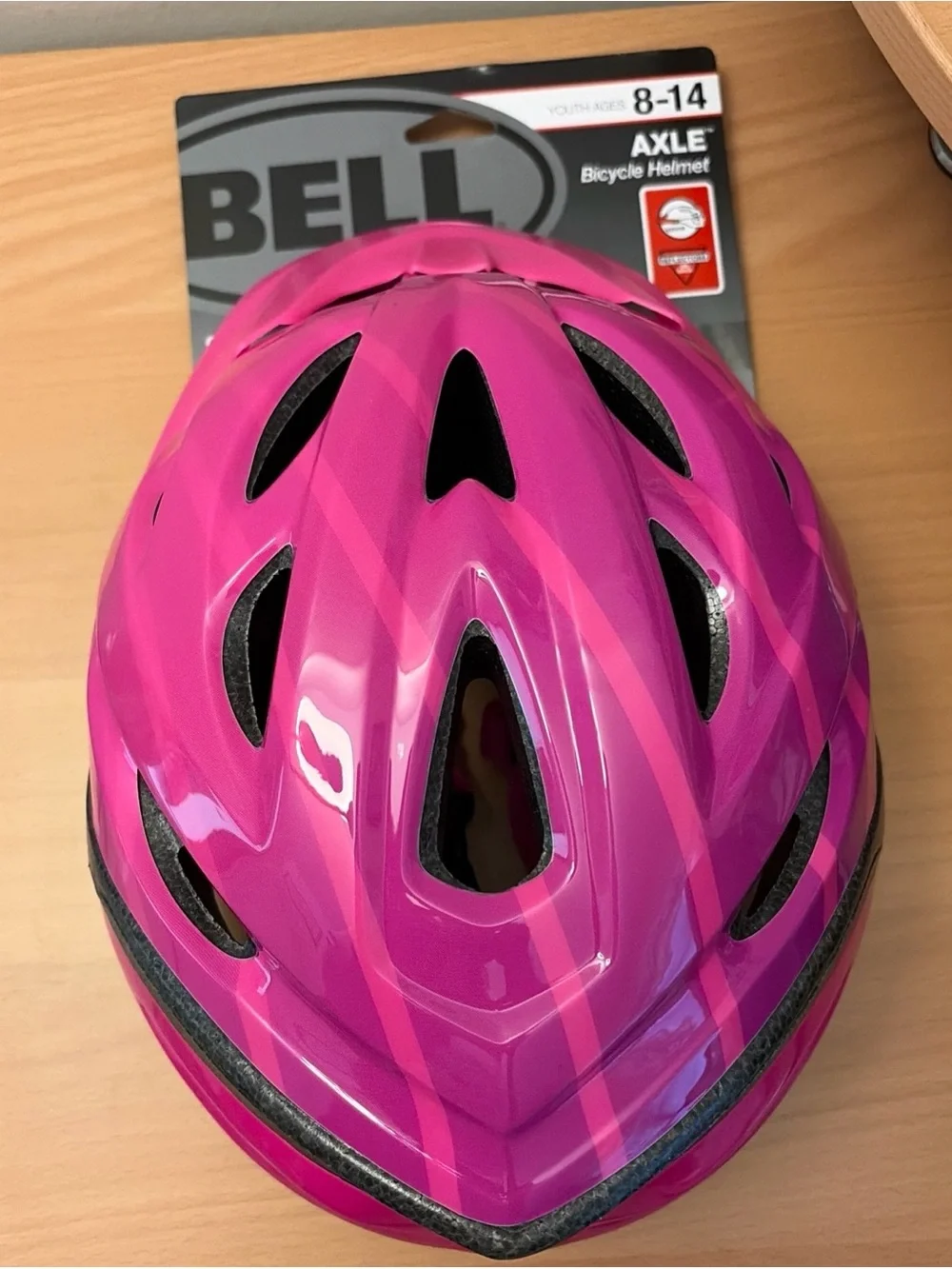 Axle Kids' Helmet in Bright Pink
